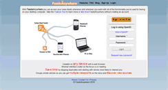 Desktop Screenshot of feedsanywhere.com