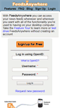 Mobile Screenshot of feedsanywhere.com